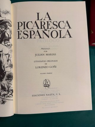 Picaresca Española · 2 Tomos 1968 · Lorenzo Goñi