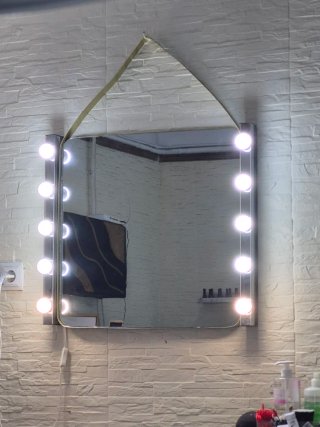 Espejo de tocador con luces LED