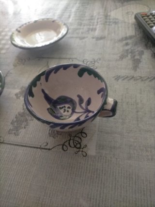 Juego de Tazas de Café Vintage Porcelana