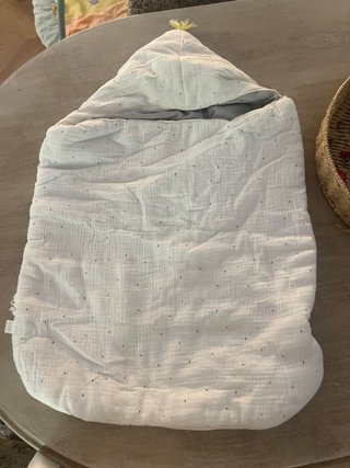 Saco bebé Zara Home gris algodón