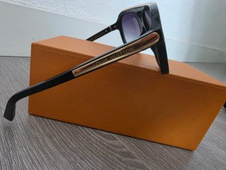 Gafas Louis Vuitton Negro/Dorado
