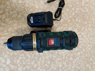 Taladro Parkside 20V con Batería y Cargador