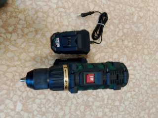 Taladro Parkside 20V con Batería y Cargador