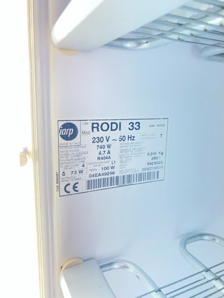 Vetrina frigo IARP RODI 33 Carte d’Or