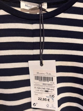 Jersey Massimo Dutti Rayas