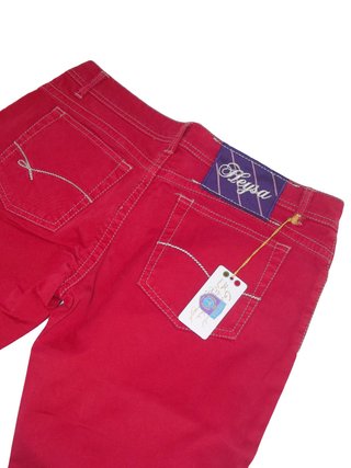 Heysa Pantalone Vita Bassa Da Donna Rosso