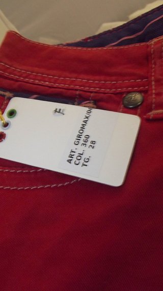 Heysa Pantalone Vita Bassa Da Donna Rosso