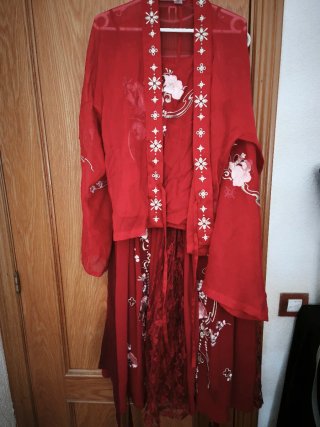 Conjunto Hanfu Rojo Talla M