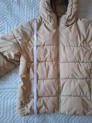Chaquetón Pull&Bear Beige Talla S