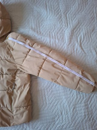 Chaquetón Pull&Bear Beige Talla S