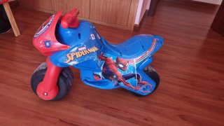 Moto de juguete Spider-Man para niños