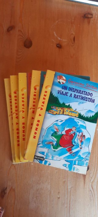 Lote 9 libros Geronimo Stilton