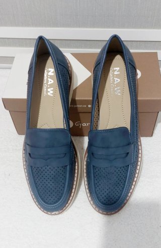 Mocasines Mujer Talla 41 Azul