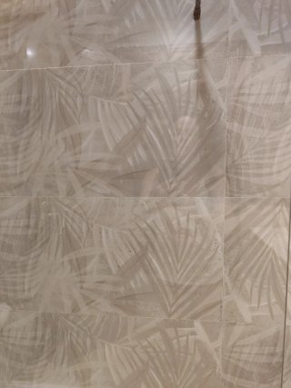 Porcelanato con diseño de hojas 60x120
