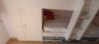 Cama tren con armario
