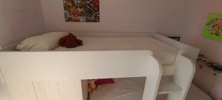 Cama tren con armario