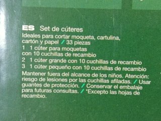 Set 33 Piezas Cúters PARKSIDE