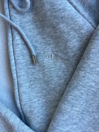 Chaqueta Burberry Gris con Capucha
