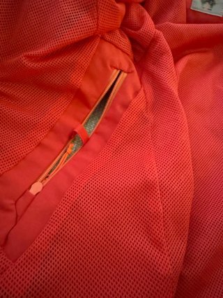 Cortavientos Quechua rosa anaranjado 8-9A