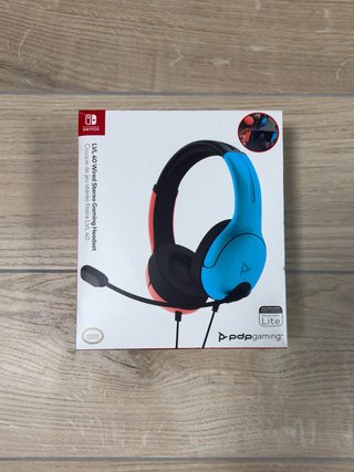 Auriculares Gaming PDP LVL 40 Switch Azul/Rojo