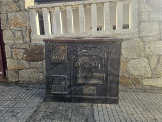 Cocina de leña antigua