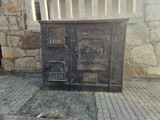 Cocina de leña antigua