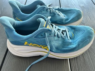 Hoka Clifton 10 Zapatillas Running Azul/Amarillo