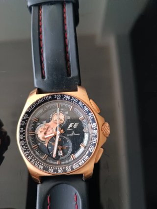Dos Relojes Jacques Lemans F1 Negro y Dorado