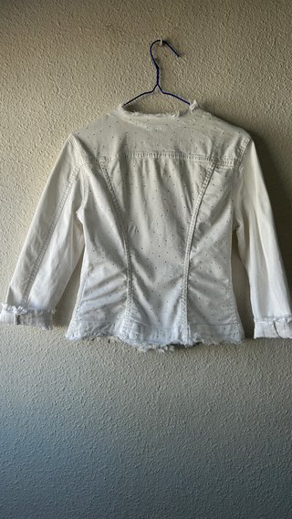 Giubbotto in denim Liu Jo bianco Taglia 40