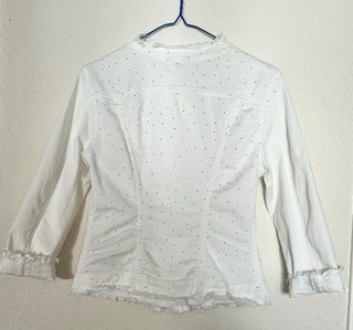Giubbotto in denim Liu Jo bianco Taglia 40