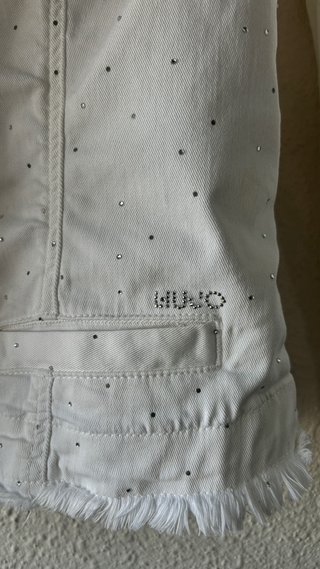 Giubbotto in denim Liu Jo bianco Taglia 40