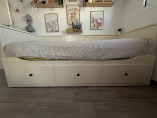 Cama Ikea Hemnes Blanca con Cajones
