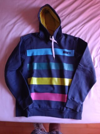 Sudadera Adidas Hombre Tiras Colores