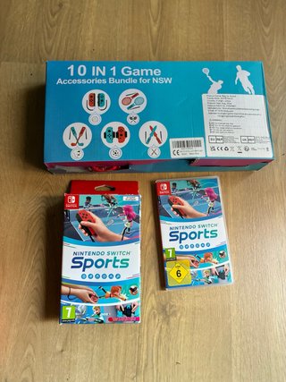 Nintendo Switch Sports + Accesorios 10 en 1