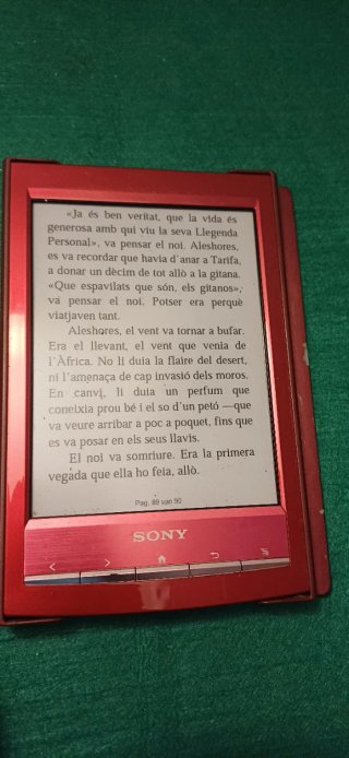 Sony Reader E-reader Rojo