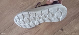 Zapatillas Skechers Slip-Ins Moradas y Blancas