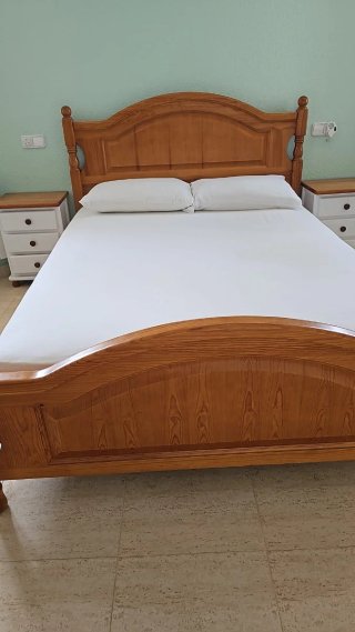Dormitorio completo madera Cama King Size