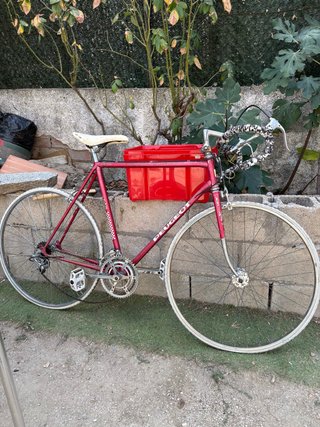 Bicicleta Peugeot Clásica Roja