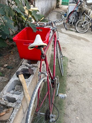 Bicicleta Peugeot Clásica Roja