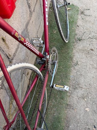 Bicicleta Peugeot Clásica Roja