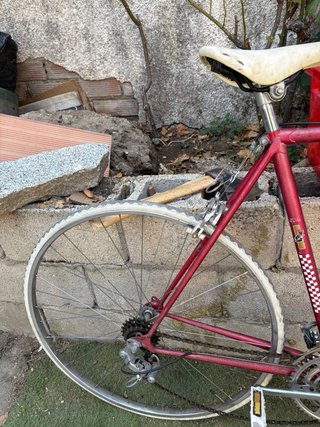 Bicicleta Peugeot Clásica Roja
