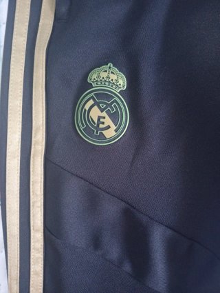 Chándal Real Madrid Adidas Negro y Dorado