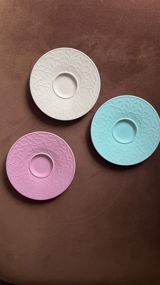 Conjunto platitos Villeroy & Boch Porcelana