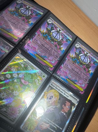 Cartas Pokémon Mega Charizard EX y Fomantis
