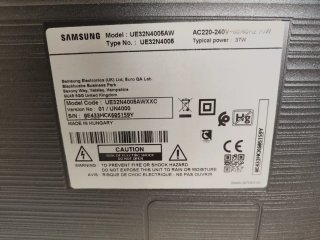 TV Samsung 32 HD LED UE32N4005AW