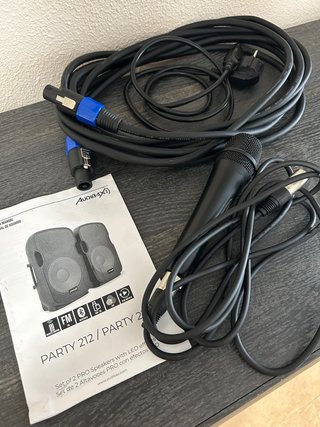 Pack 2 Altavoces Audibax Party 215 Led