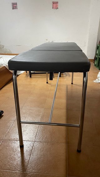 2 Camillas para masaje, con respaldo abatible