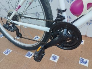 Bicicleta Rockrider 5.0 Mujer Blanca