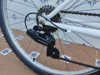 Bicicleta Rockrider 5.0 Mujer Blanca