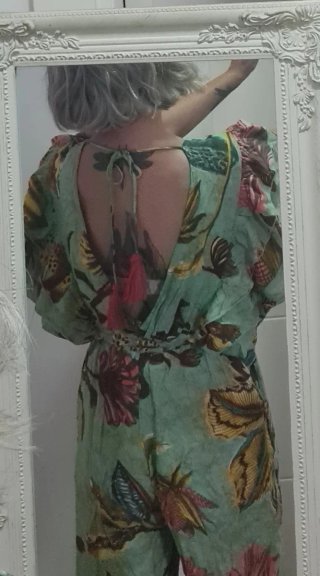 Mono estampado floral talla XS